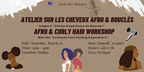 Atelier sur les cheveux afro et bouclés | Afro & Curly Hair Workshop