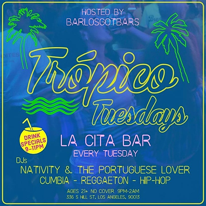 Trópico Tuesdays @ La Cita Bar image