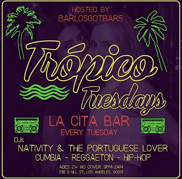 Trópico Tuesdays @ La Cita Bar image