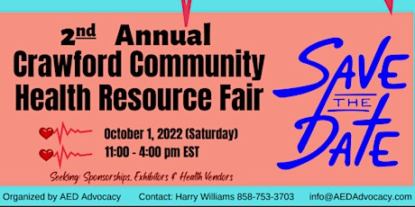 2nd Annual Crawford Community Health Resource Fair tickets