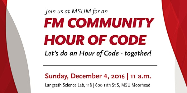 FM Community Hour of Code at MSUM