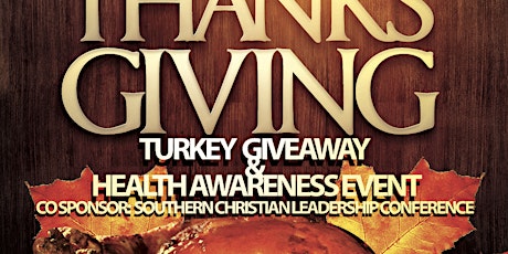 Thanksgiving Turkey Giveaway & Health Event primary image