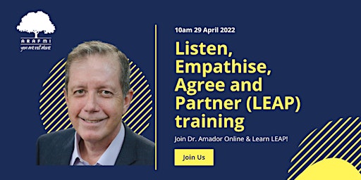 Listen, Empathise, Agree and Partner (LEAP) Training (Online) primary image