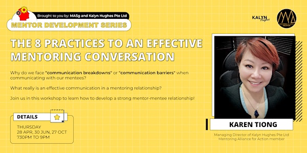 The 8 Practices to an Effective Mentoring Conversation