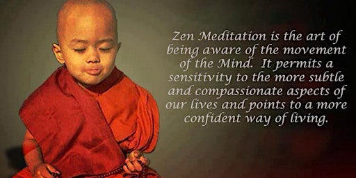 Monthly Introduction to Zen Meditation Sunday Afternoon  primärbild