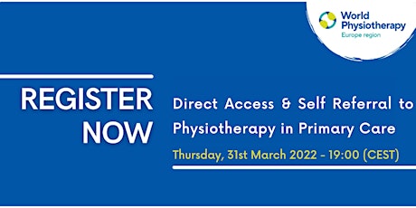 Direct access and self referral to physiotherapy in primary care primary image