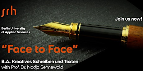 Face to Face mit Prof. N. Sennewald |  B.A. Kreatives Schreiben und Texten biljetter