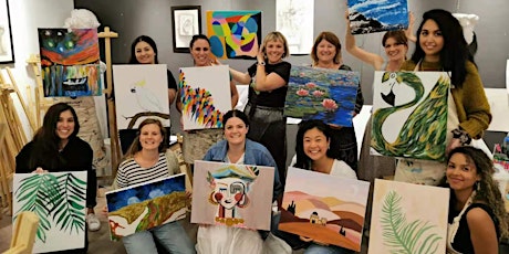 Paint and Sip Event - Everyone can paint different pictures tickets