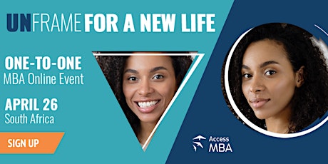IT IS TIME TO TRANSFORM YOUR CAREER! DISCOVER YOUR MBA ON 26 APRIL
