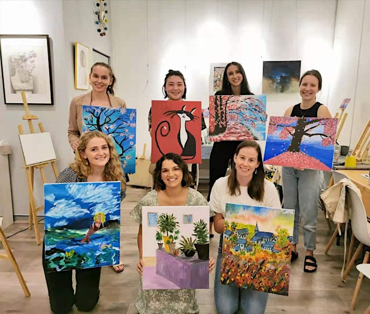 Paint and Sip Event - Paint what you want image