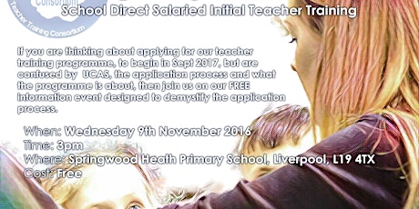 Teacher Training: School Direct Salaried Demystified Event for Primary primary image