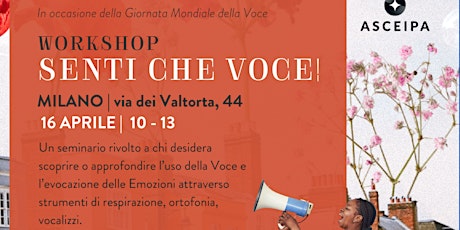 Workshop "Senti che voce!" primary image