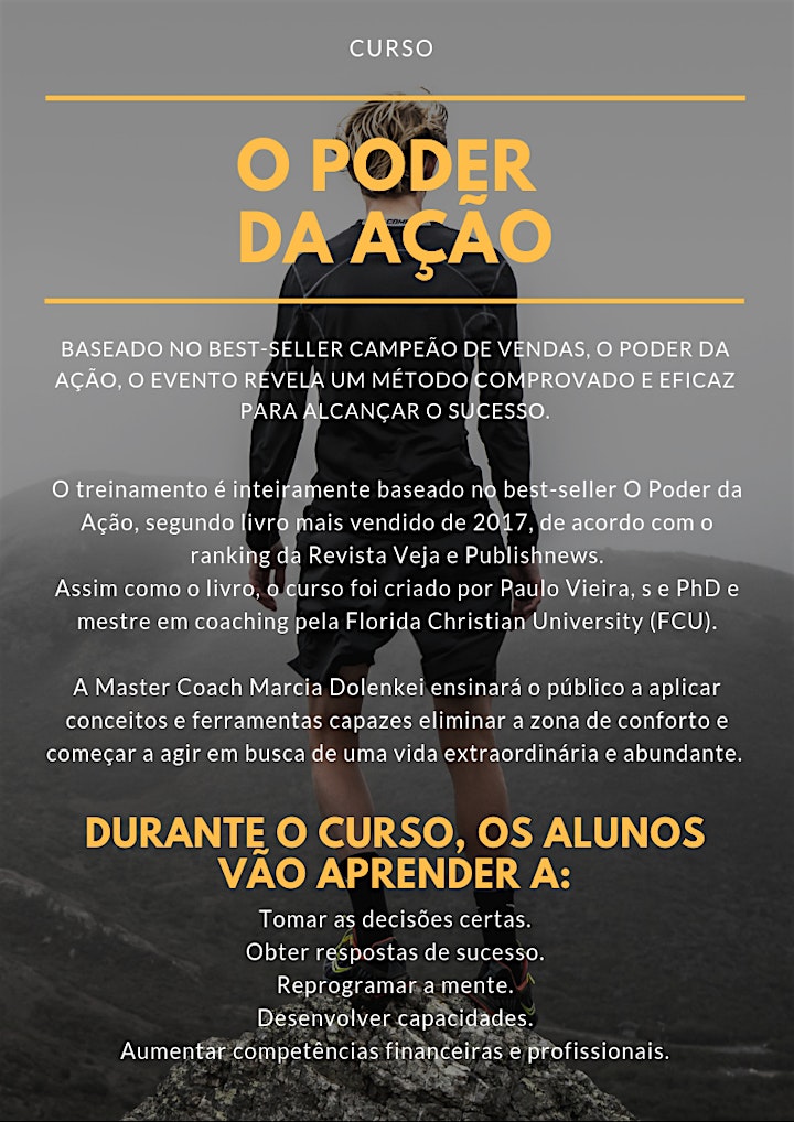 Imagem do evento IMERSÃO ONLINE - O Poder da Ação