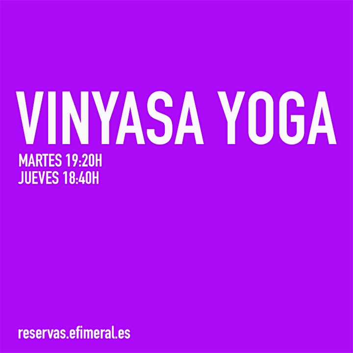 Imagen de Clases de Yoga Vinyasa en Espacio Efimeral