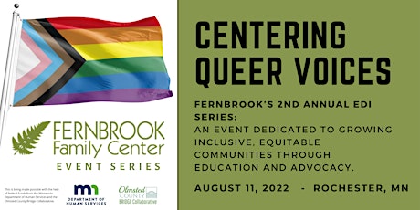 Centering Queer Voices - Fernbrook Family Center's EDI Series tickets