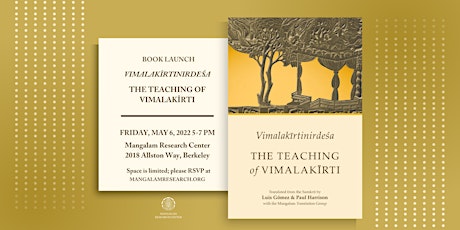 Book Launch for The Teaching of Vimalakīrti tickets