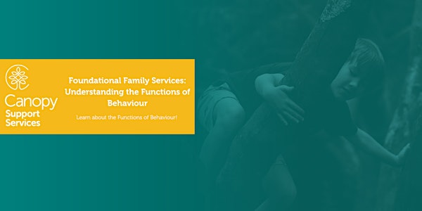 Foundational Services - Understanding the Functions of Behaviour