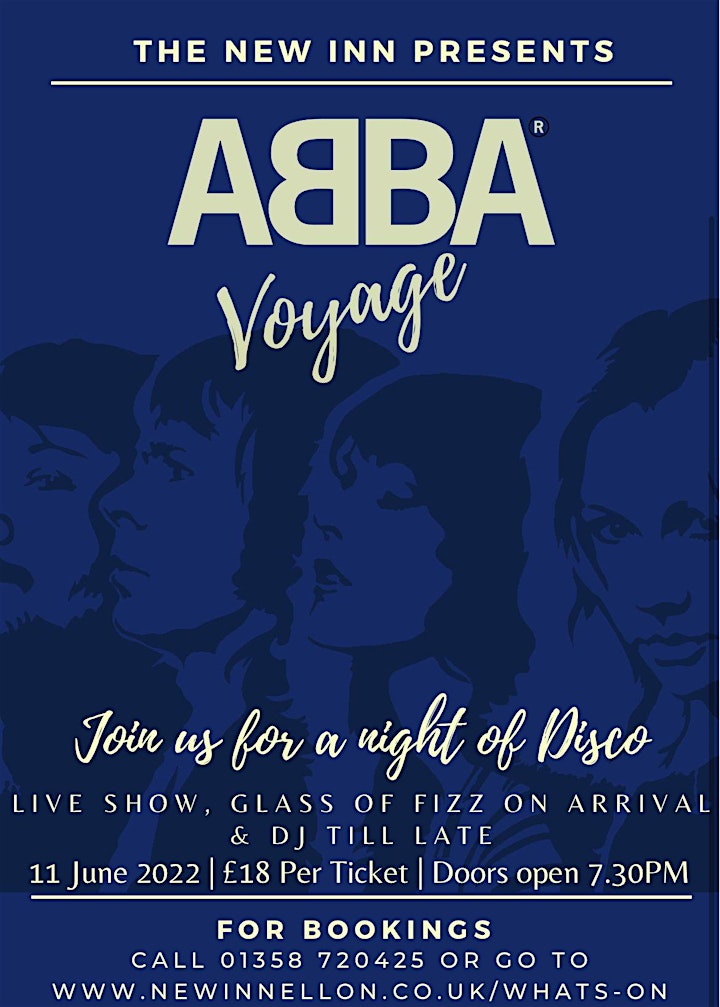 VOYAGE - ABBA Tribute @ The New Inn Hotel image