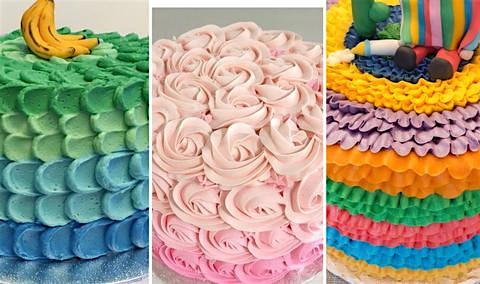 Cake Decorating: Buttercream Designs at Frans Cake and Candy Supplies