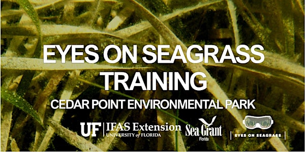 Eyes on Seagrass Training at Cedar Point Environmental Park