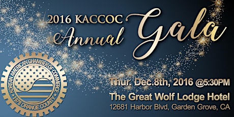 2016 KACCOC Annual Gala & Awards Night primary image