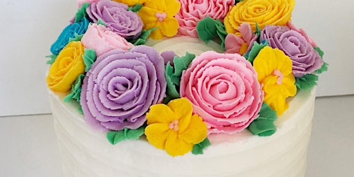 Cake Decorating: Summer Wreath Cake at Fran's Cake and Candy Supplies
