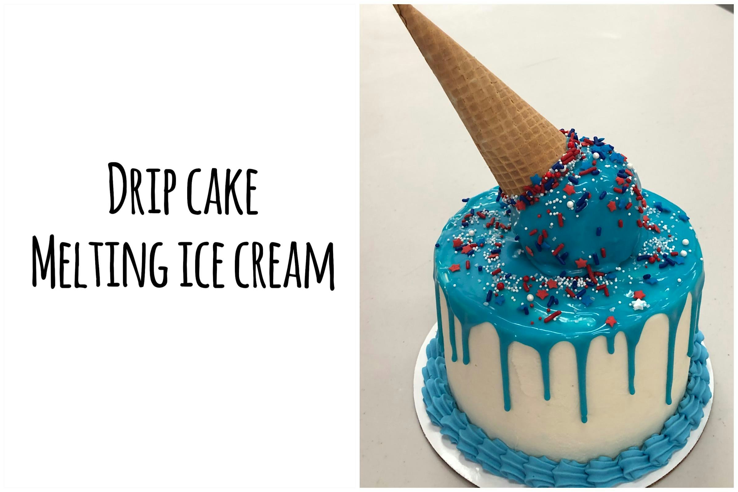 Drip Cake Decorating Class: Melting Ice Cream Cake @Frans Cake & Candy