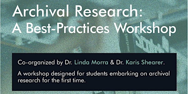 Archival Research: A Best-Practices Workshop