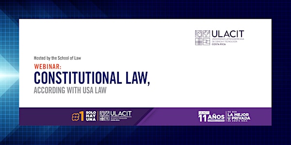 Constitutional Law, according with USA law