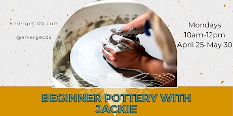 Morning Beginner Pottery with Jackie Goolsbey primary image