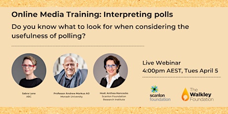 Online Media Training: Interpreting polls