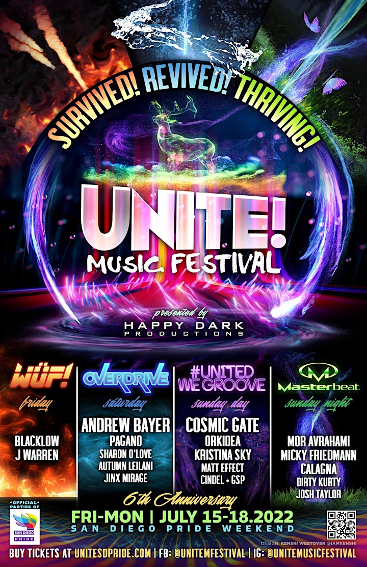 UNITE! Music Festival - San Diego Pride 2022 image