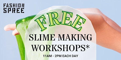 FREE School Holiday Slime Making Workshops primary image