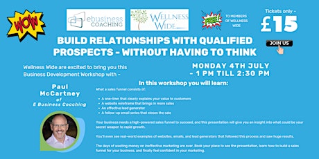 Build Relationships With Qualified Prospects -  Without Having To Think tickets