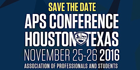 Imagem principal do evento APS Houston Conference