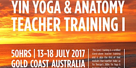 [GOLD COAST] 50HRS YIN YOGA & ANATOMY TEACHER TRAINING LEVEL I WITH MARKUS GIESS & KARIN SANG (GERMANY) primary image