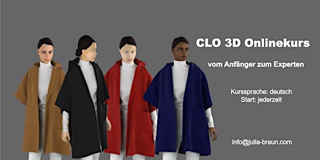 Clo 3D Onlinekurse Tickets