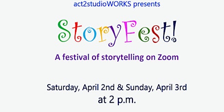 StoryFest - a festival of storytelling on zoom