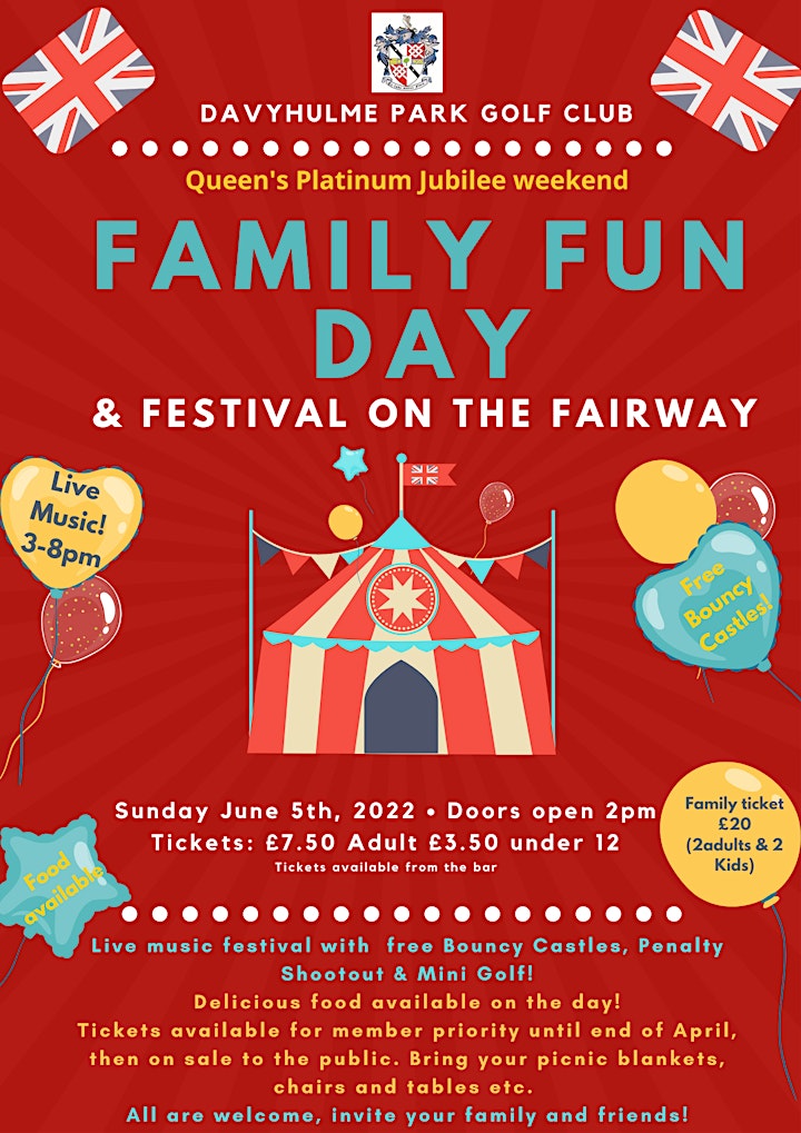 DPGC Family Fun day and Festival on the Fairway image