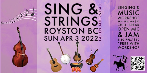 Royston Sing & Strings Workshop with Jam/Open Mic | April 3 2022