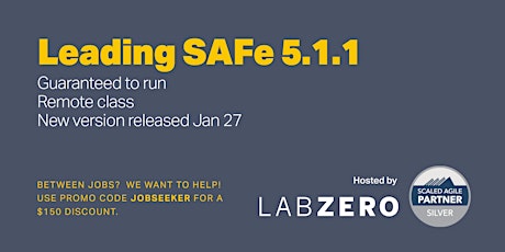 Leading SAFe 5.1.1 - Remote - Guaranteed to Run primary image