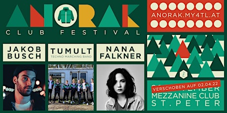 Anorak Club Festival - Jakob Busch + Tumult + Nana