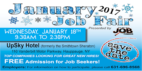 2017 January Job Fair presented by the Long Island Job Finder primary image