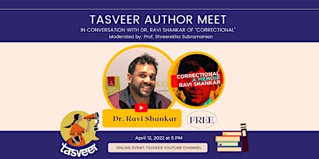 Imagen principal de Tasveer Author Meet: In Conversation with Dr Ravi Shankar of 'Correctional'