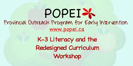 Primaire afbeelding van K-3 Literacy and the Redesigned Curriculum Workshop - Lower Mainland