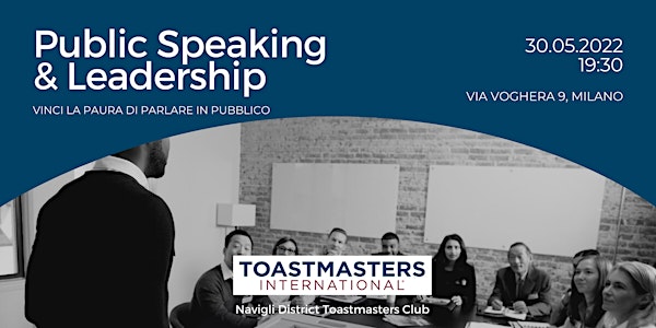 Vinci la paura di parlare in pubblico con Toastmasters International!