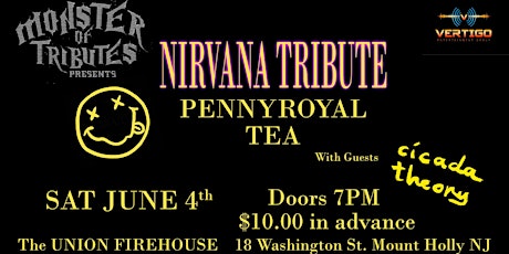 CICADA THEORY in support of  NIRVANA tribute - PENNYROYAL TEA