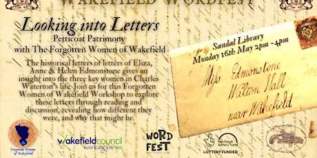 Wakefield Word Fest-Looking Into Letters Workshop
