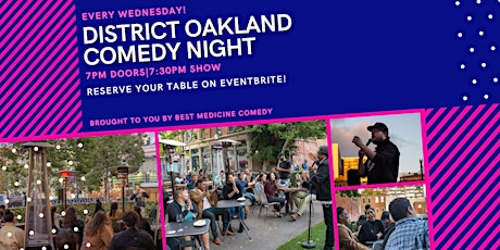 Imagem principal do evento District Oakland Comedy Night