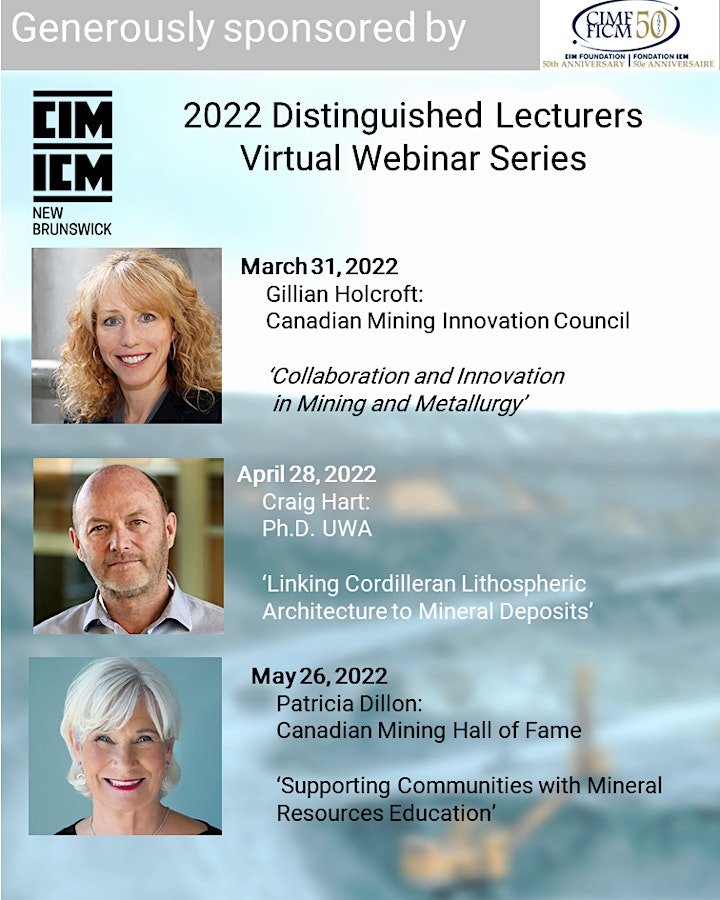 CIM New Brunswick 2022 Distinguished Lecturers Virtual Webinar Series image